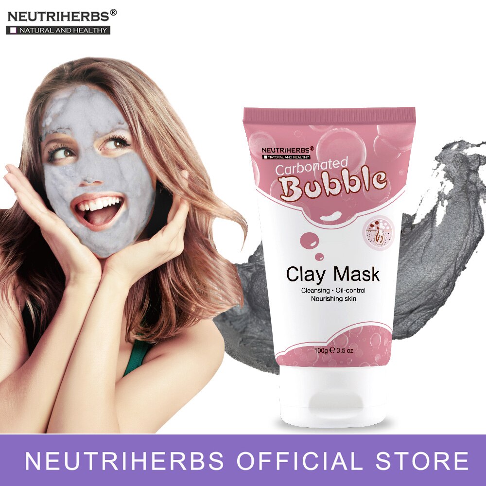 ̽ ¡  Ʈ  Ŭ¡ Ƽ Ų ɾ 100g  Ʈ Ž ź꿰 ǰ  ̼ ũ/Neutriherbs Carbonated Bubble Clay Face Facial Mask for Moisturizing Oil-control